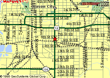River City map 811 South Federal